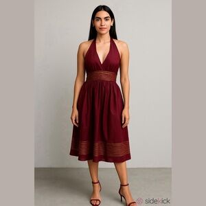 jersey dress sleeveless TOTAL KNOCKOUT RHINESTONE JERSEY DRESS  AKIRA